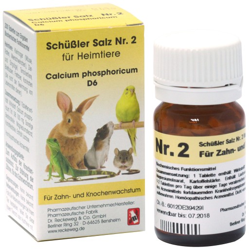 SCHÜSSLER SALZ Nr.2 Calcium phos.D 6 f.Heimtiere